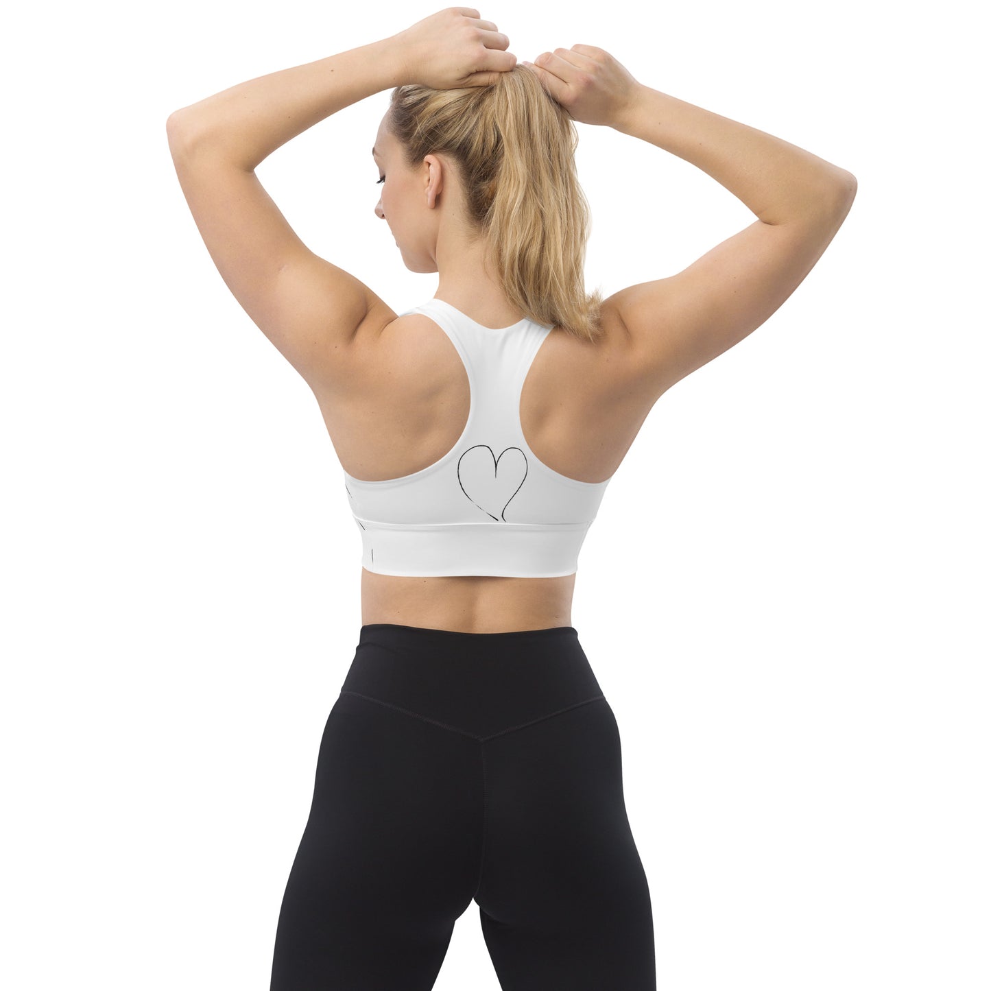 Women of Heart Longline sports bra