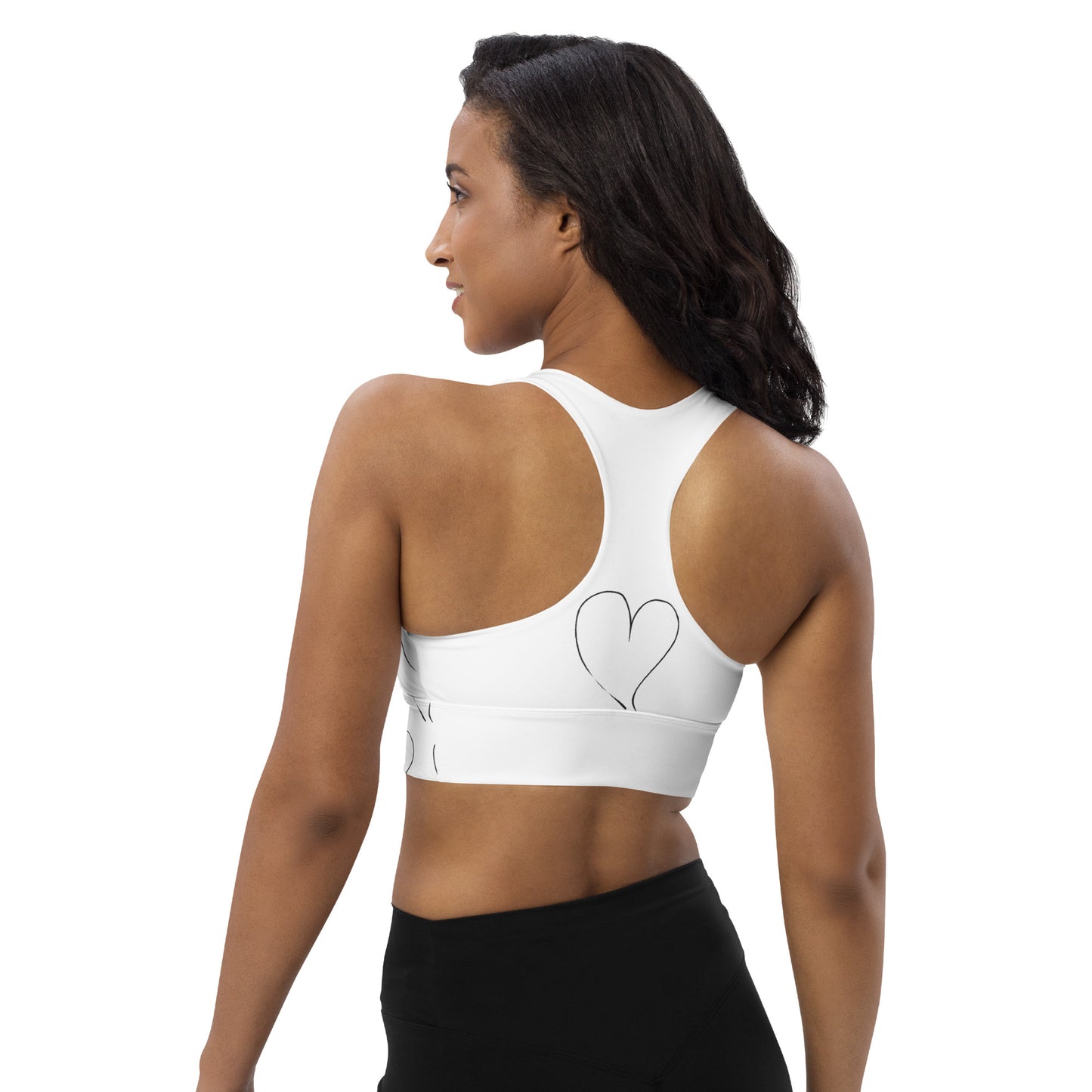 Women of Heart Longline sports bra