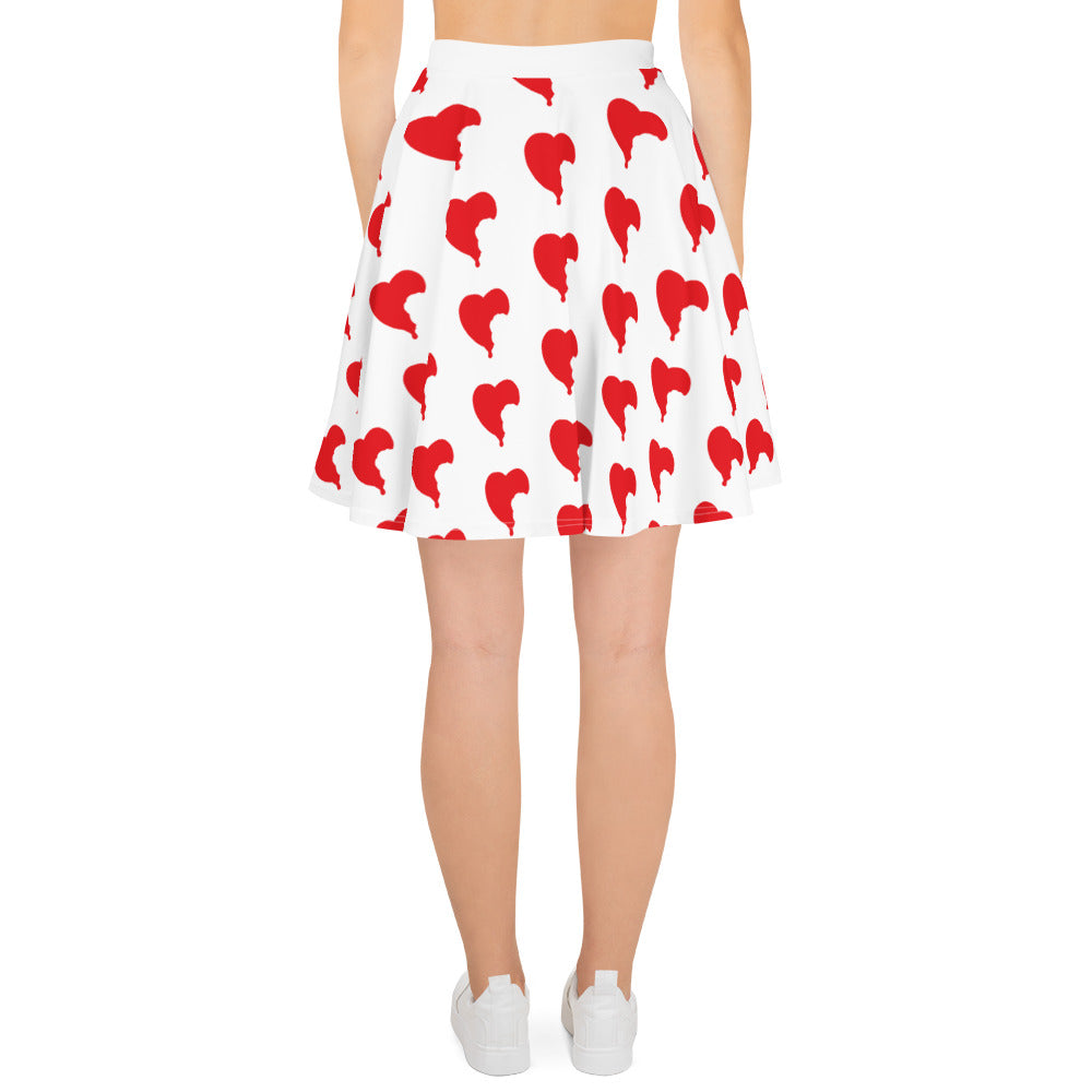 Eaten Heart Skater Skirt