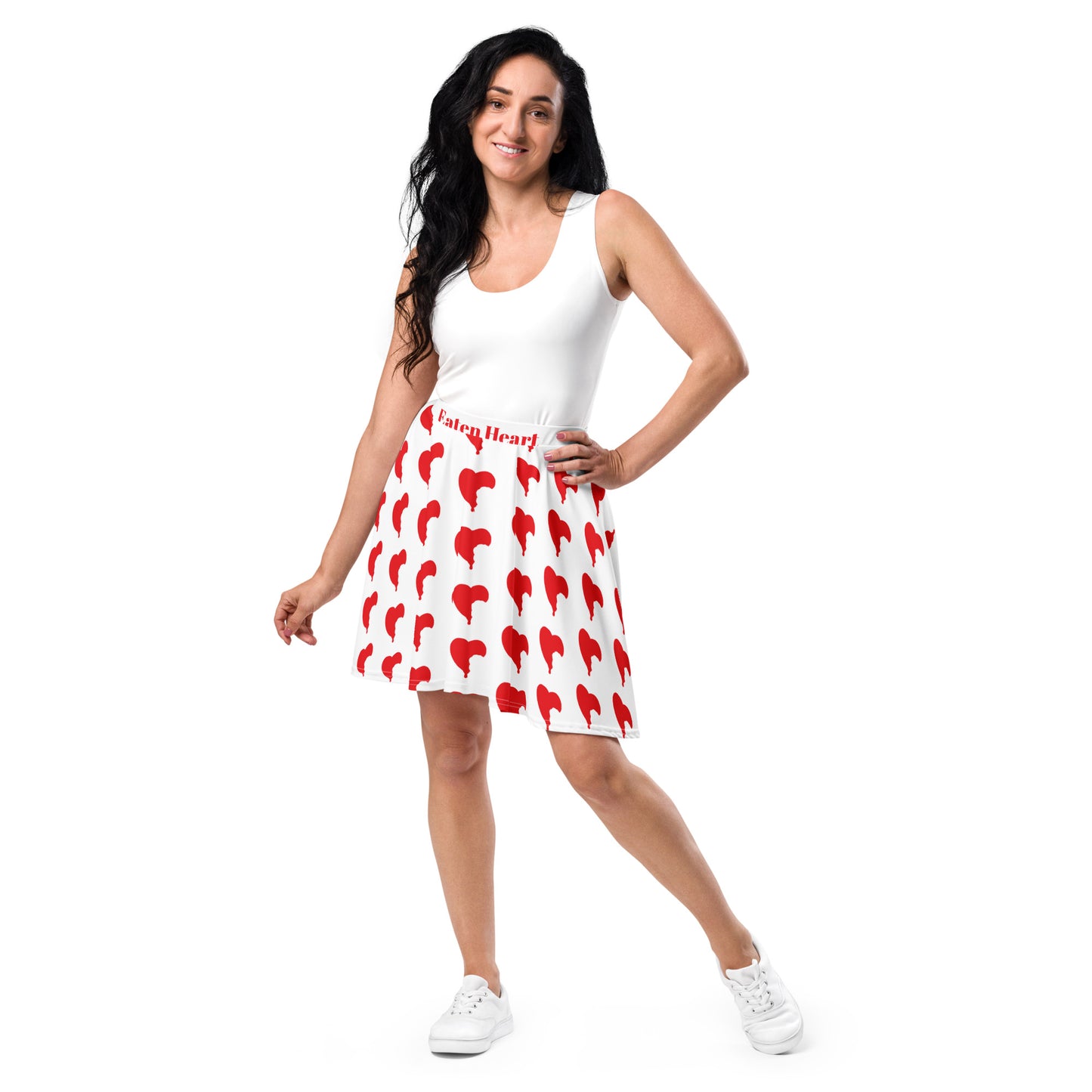 Eaten Heart Skater Skirt