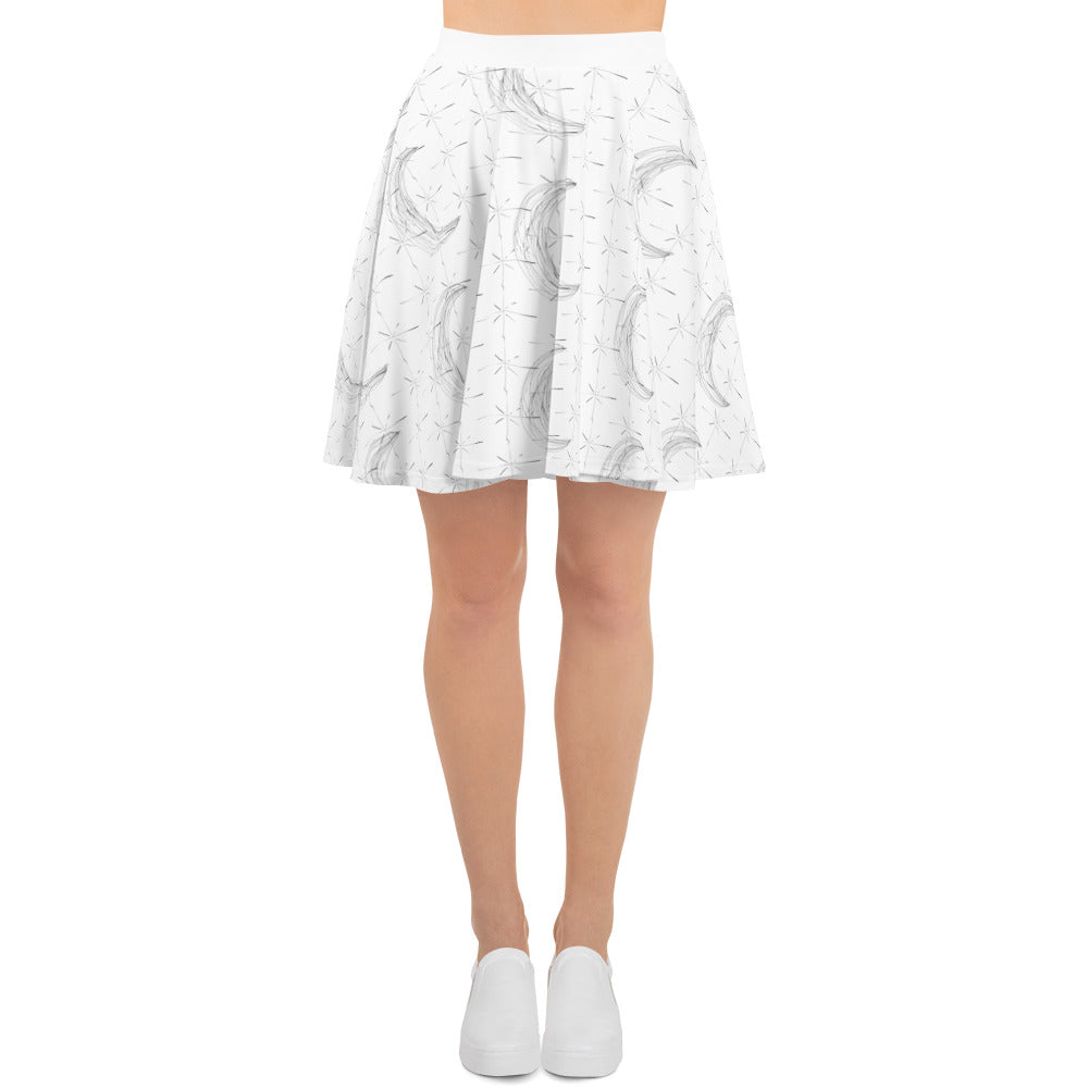 Moons and Stars Skater Skirt