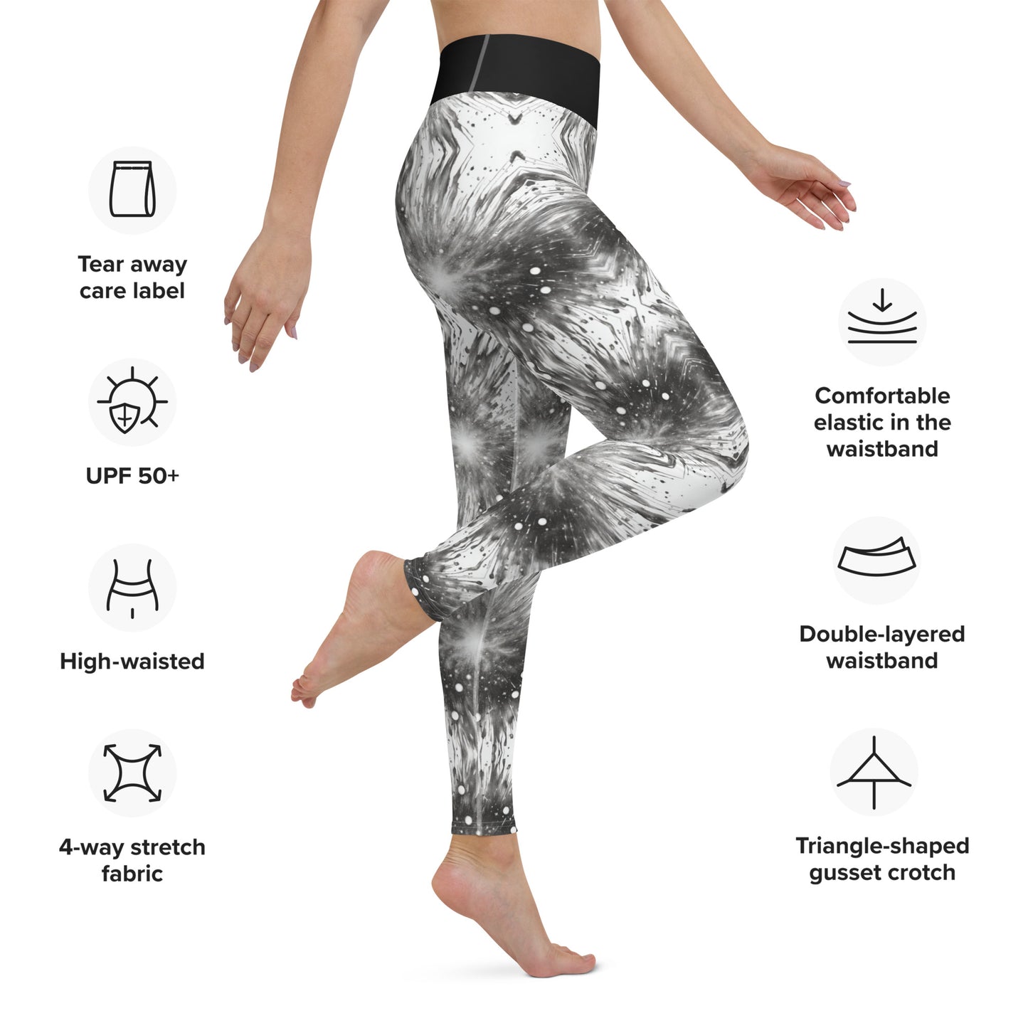 Galaxy Burst Yoga Leggings