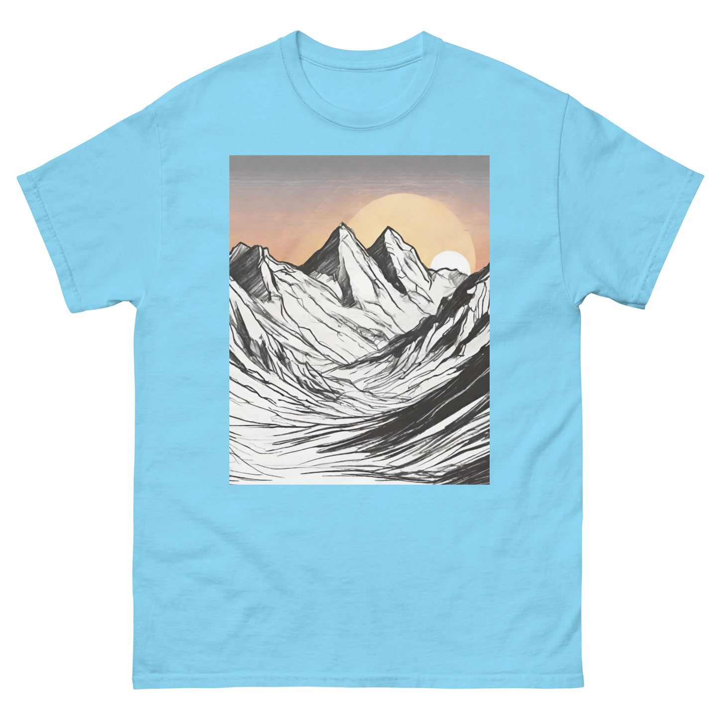 Sunset Sketch Men's classic tee