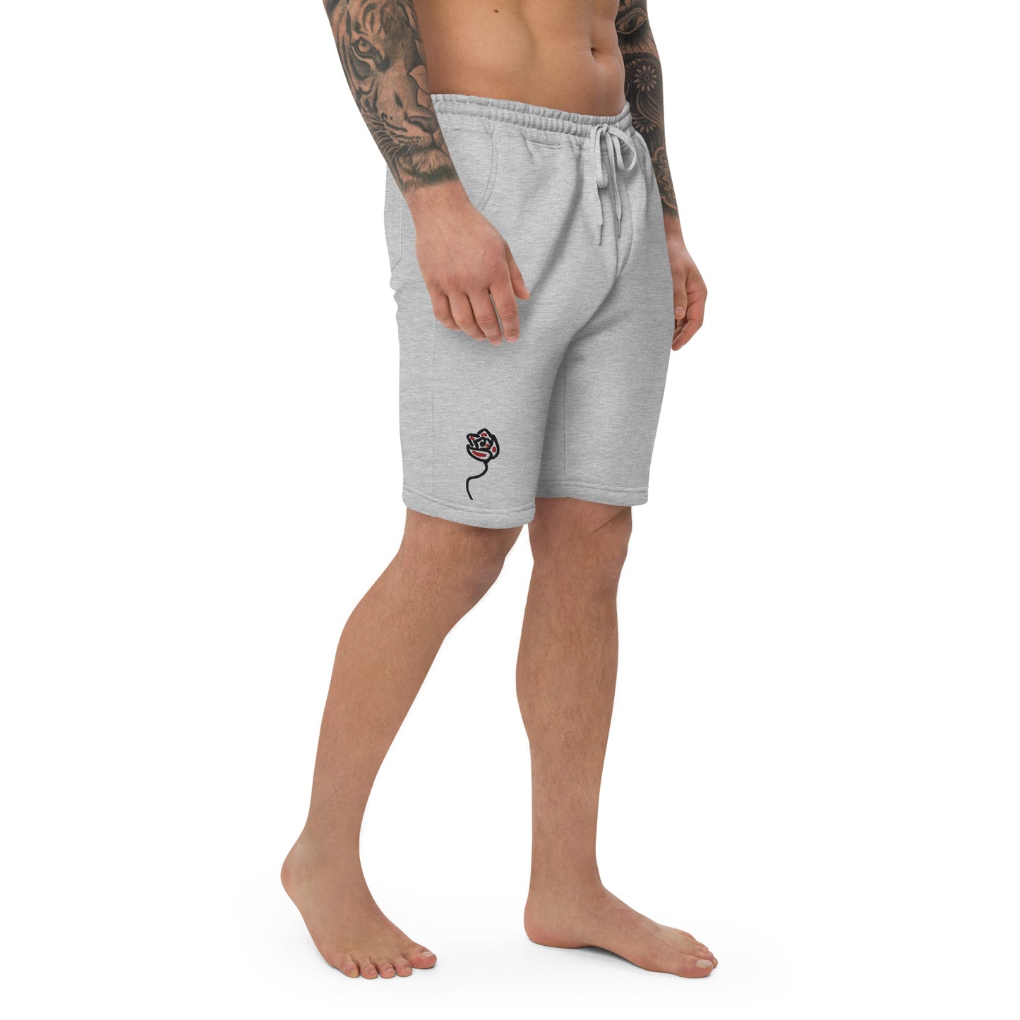 Red Rose Men's fleece shorts