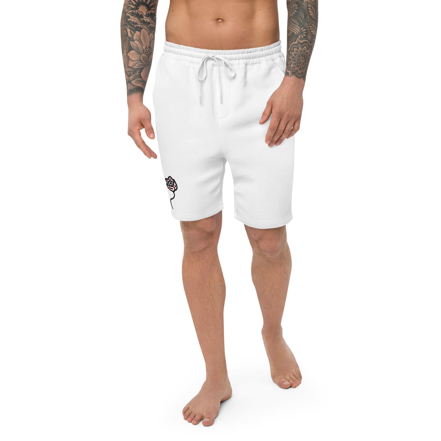 Red Rose Men's fleece shorts