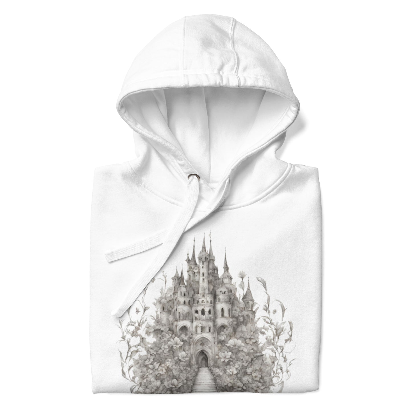 Castle Grown from Flowers Unisex Hoodie