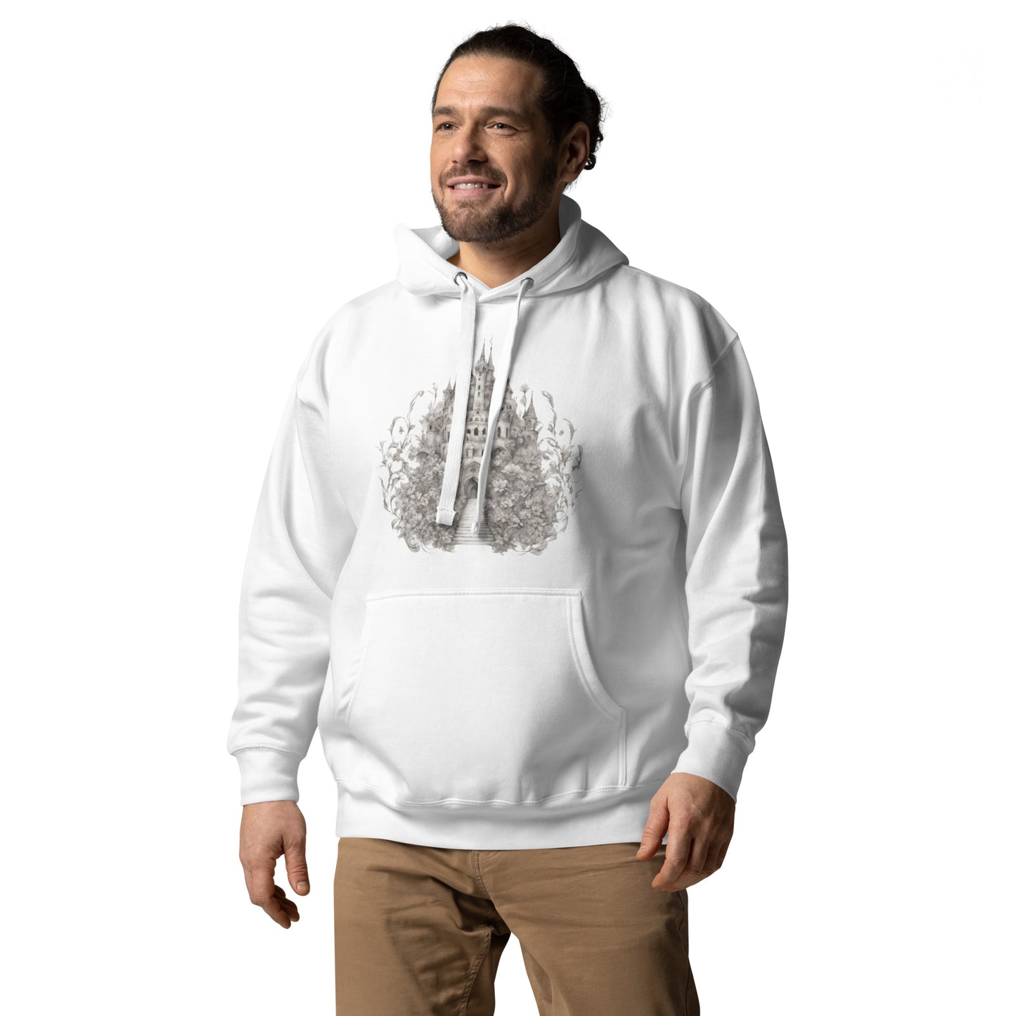 Castle Grown from Flowers Unisex Hoodie