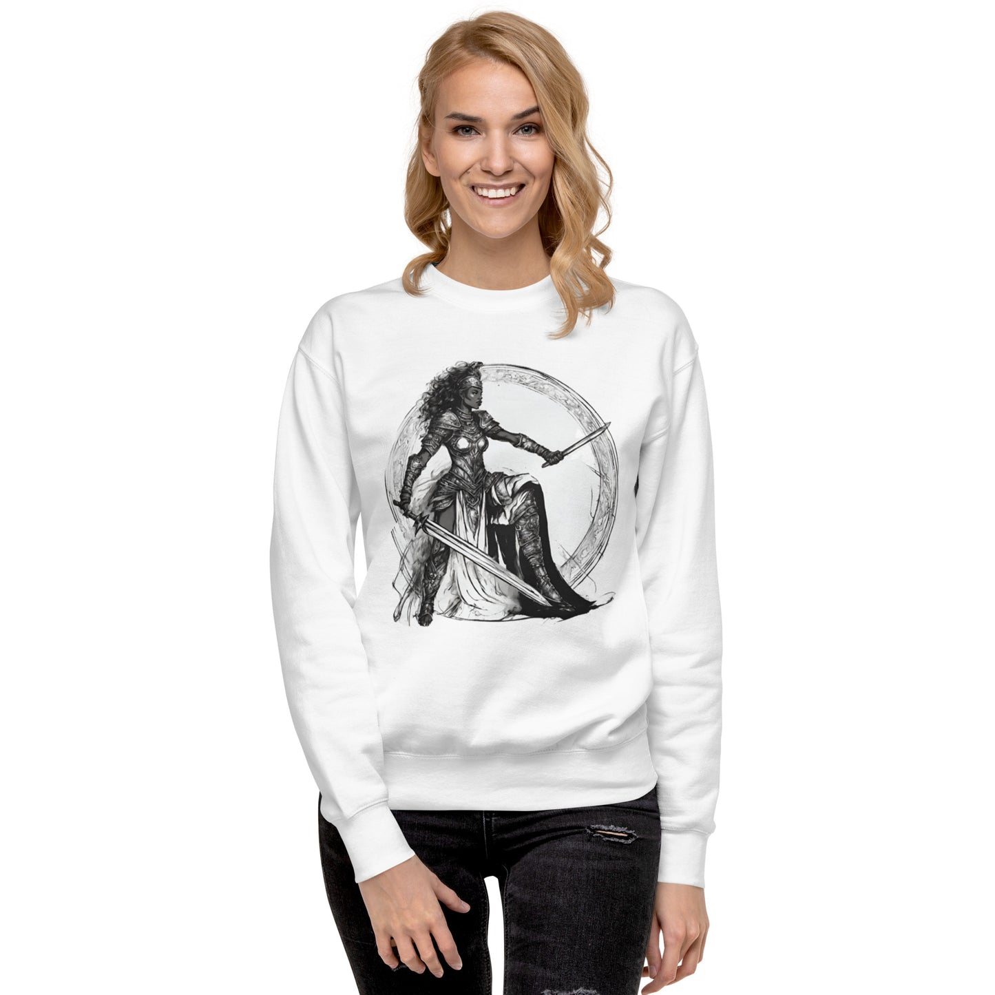 Powerful Queen Unisex Premium Sweatshirt