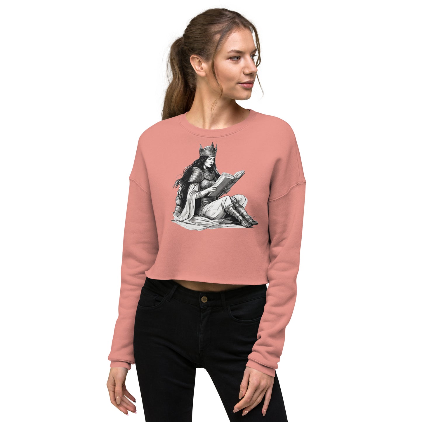 Reading Queen Crop Sweatshirt